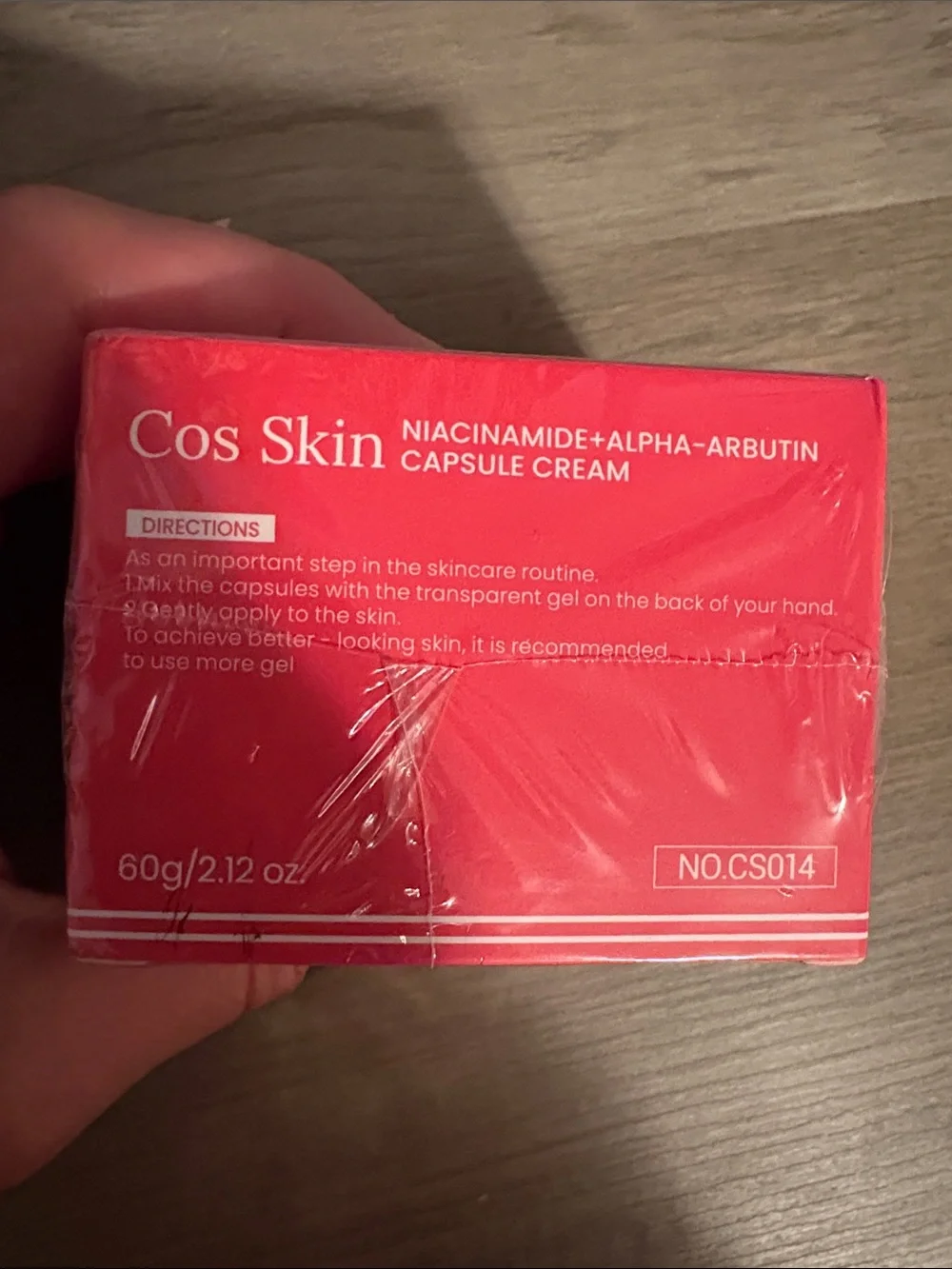 Niacinamide + Alpha-Arbutin Capsule Cream - Pink Moisturizer